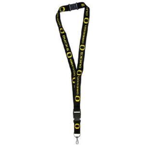 Oregon Ducks NCAA Black Lanyard
